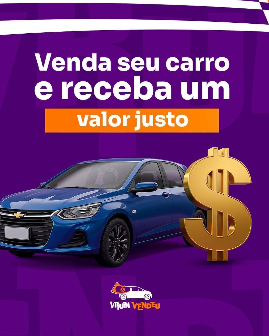 Seu carro pode virar dinheiro hoje!Na Vrum Vendeu você recebe uma proposta rápida e com valor ju